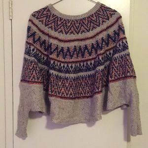 Boho Anthropologie poncho
